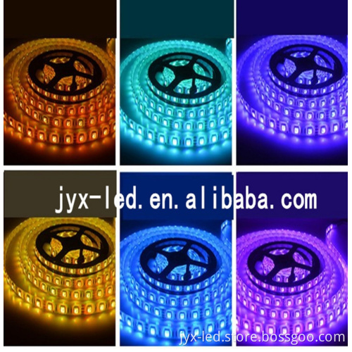 High Quality decoration led strip 5050 5m 300leds factory in China warm white IP20 for wedding photo background led strip light